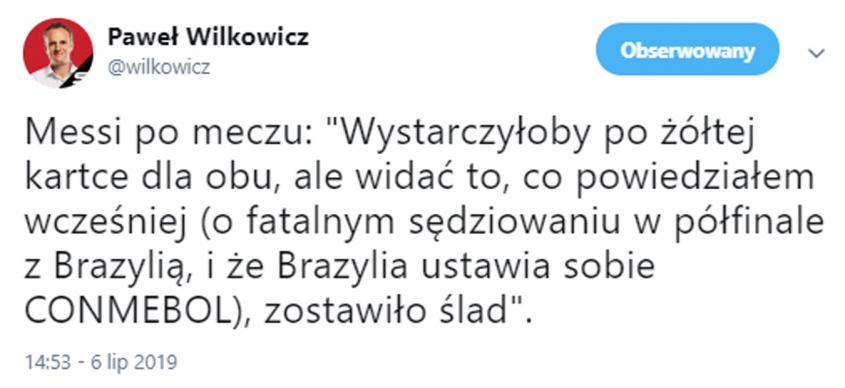 Messi nt. sytuacji z Medelem i czerwonej kartce!